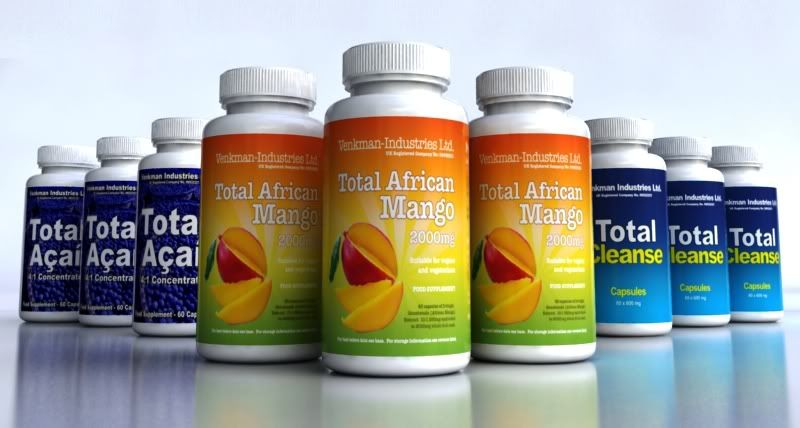 African Mango 4000mg + Acai Berry + Colon Cleanse Detox  