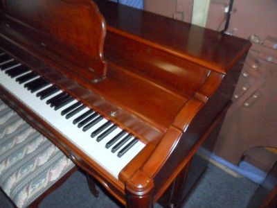 Baldwin Acrosonic Spinet Cherry Provincial, Refinished, Beautifully 