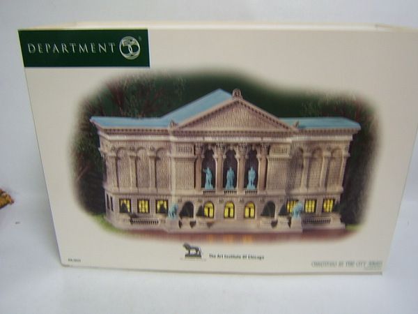 Dept 56 Art Institute of Chicago Christmas in City NIB  