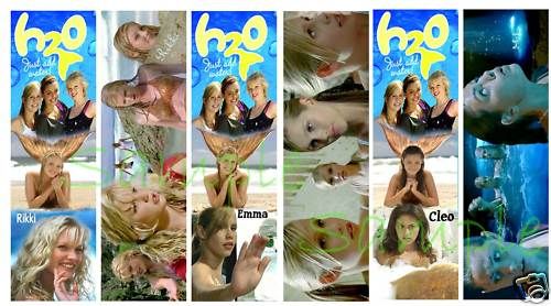 SET H20 BOOKMARKS H2O Mermaids Just Add Water TV Show  