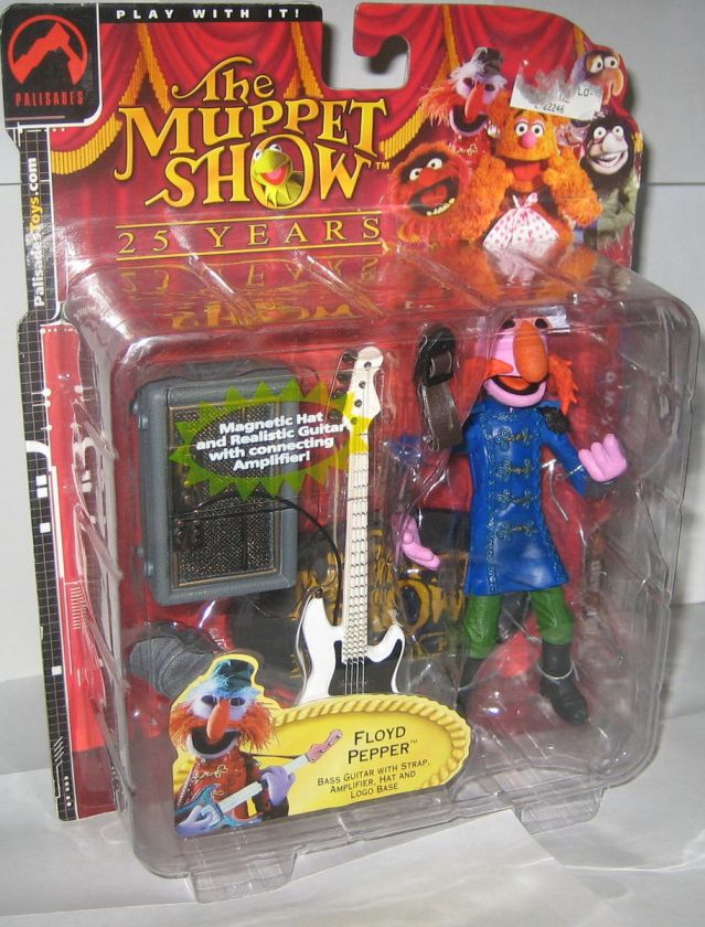 The Muppet Show Floyd Pepper Blue Palisades Figure  