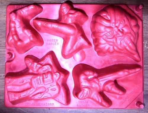 1995 MIGHTY MORPHIN POWER RANGERS JELL O JIGGLERS MOLD  