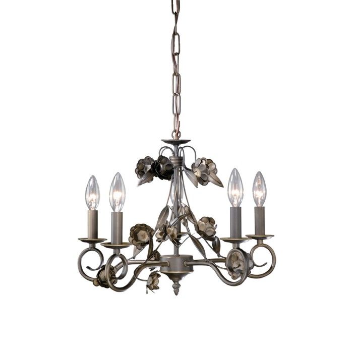 NEW 5 Light Mini Chandelier Lighting Fixture, Oil Rubbed Bronze 