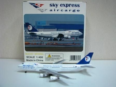 SKY EXPRESS AIR CARGO Boeing 747 283B SX FIN 1/400  