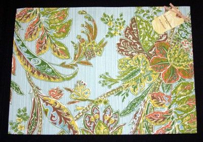 Large Tommy Bahama CAYO VISTA SEAFOAM Bold Floral Reversible 