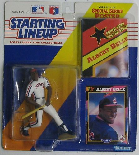 1992 ALBERT BELLE STARTING LINEUP FIGURE W/ POSTER  