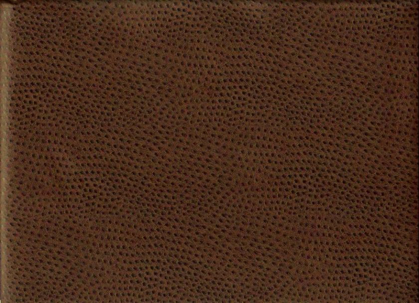 Skintex ostrich vinyl upholstery fabric mahogany v119  