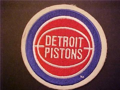 Detroit PISTONS Vintage 6 inch PATCH Full Emroidered  