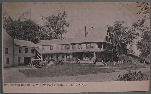 Hiram, Maine, 1910, Mt. Cutler House  