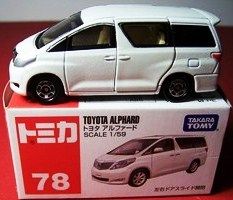 TOMICA TOMY 78 TOYOTA ALPHARD 1/59 CAR  