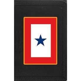   Blue Star Service Banner Heavy Duty Nylion Velcro Wallet  