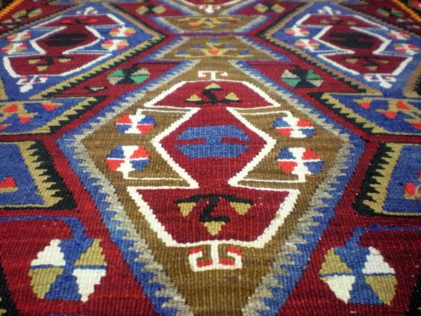 HANDMADE TURKISH ANATOLIAN VEG.DYE HANDWOVEN KILIM RUG  