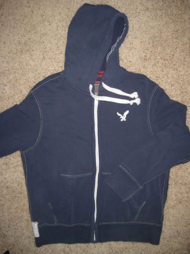 American Eagle Hoodie   Vintage Fit (Mens XXL) BLUE  