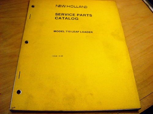 Ford New Holland 710 Leaf Loader Parts Manual Catalog  