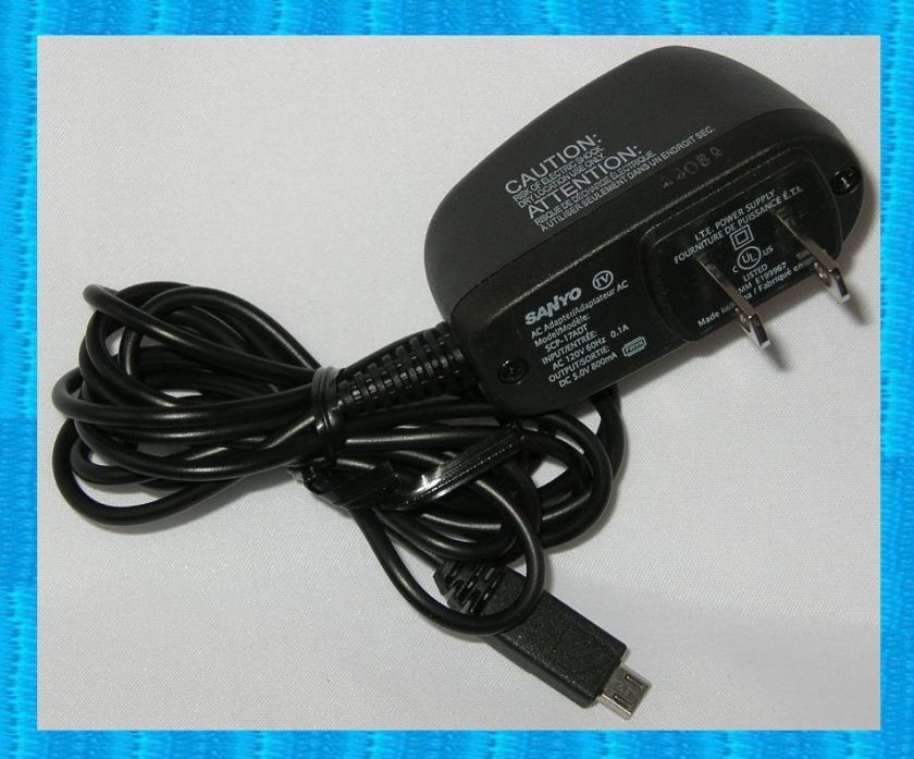 OEM Sanyo Home AC Travel Charger Boost Mobile Incognito  