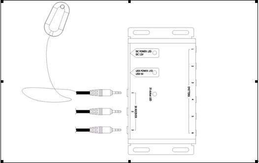  the emitters (up to six) to the emitter jacks labeled 1 6 on the IR 