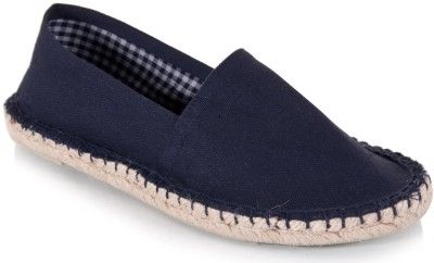 NEW 2012 SODA WOMENS SHOES SLIP ONS FLATS NAVY COTTON GOJI ALL SIZES 