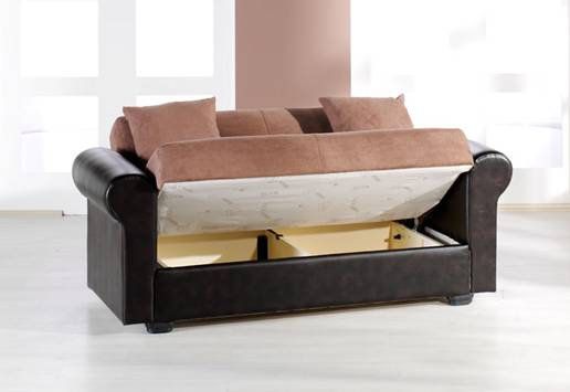 ENEA RAINBOW Truffle sleeper SOFA storage CONVERTIBLE  