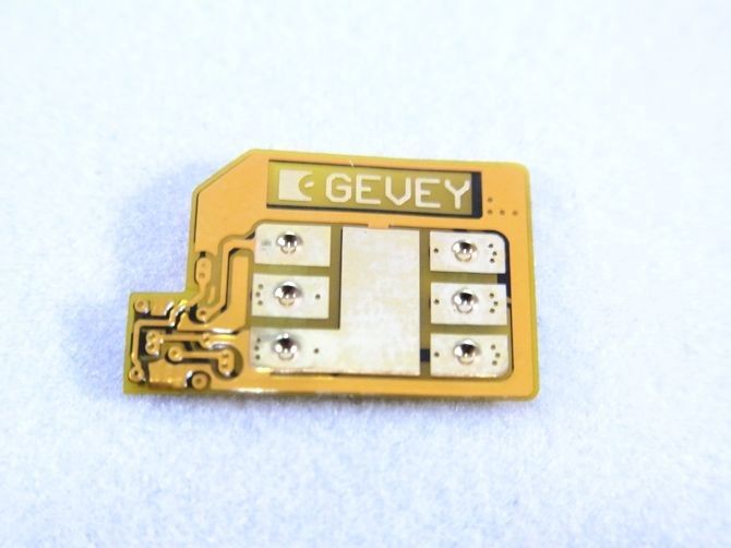 GEVEY Turbo Unlock Sim Card for iPhone 4 4G 4.1 4.2 4.3  