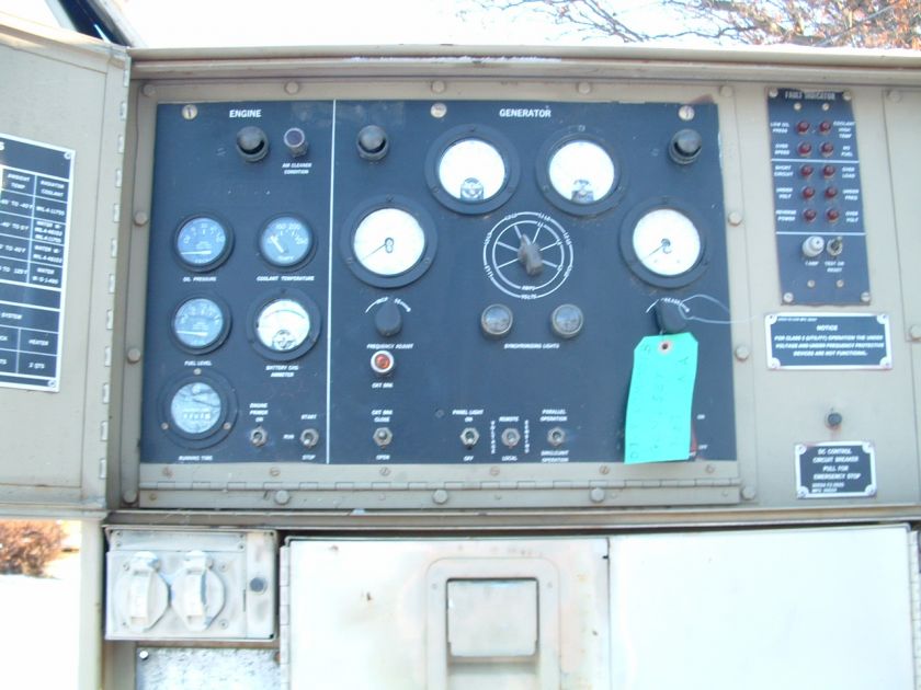   diesel generator with M200A trailer   30kw (Needs some work)  