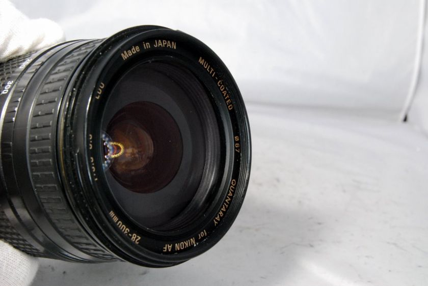 used Nikon fit Quantaray 28 300mm f3.5 6.3 AF D IF Aspherical lens