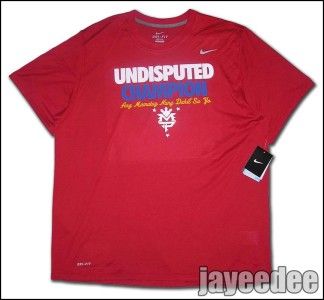 NIKE MANNY TEAM PACQUIAO UNDISPUTED CHAMPION SHIRT & MAX AIR DUFFLE 