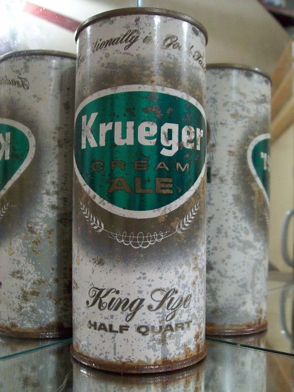 16 OZ KRUEGER ALE FLAT TOP OLD BEER CAN NO BOOK NJ  