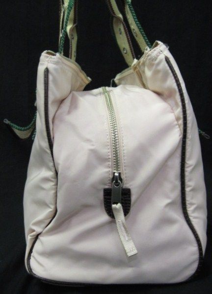 UN APRES MIDI CHIEN Pink Nylon Diaper Handbag  