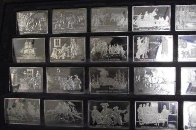 36 U.S. Bicentennial Danbury Mint Sterling Silver Ingot Bars lot 