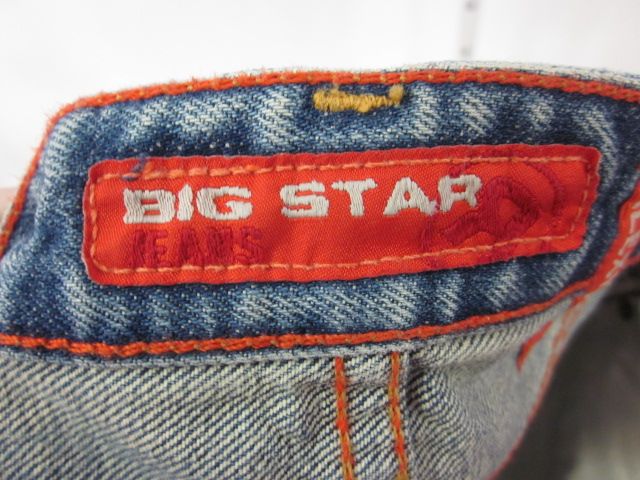 BIG STAR Crop Light Wash Denim Jeans Shorts Sz 25  