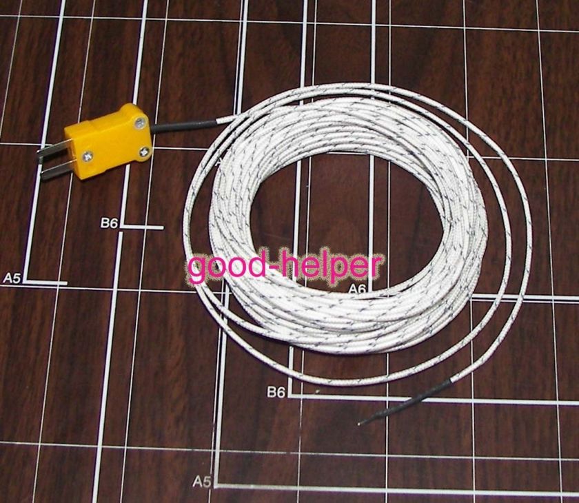 Type K Thermocouple Probe  50 to 250°C MODEL~ T01   1000 CM  