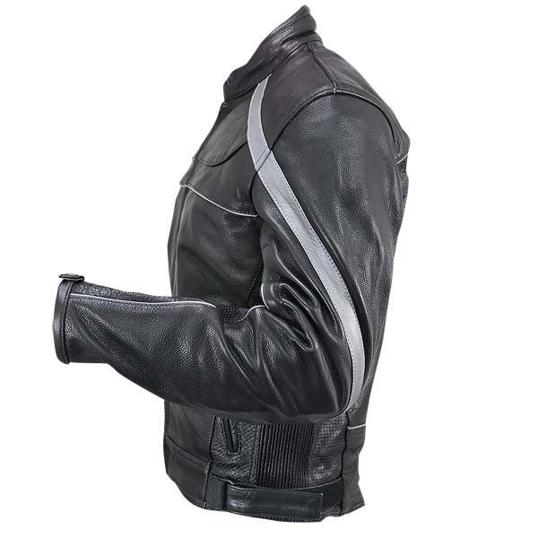 Xelement XS 655022 Armored Womens Leather Jacket L  