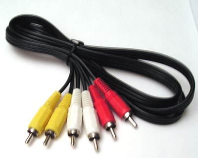 Brand New 3 RCA New 30 Ft Audio Video AV Cable FOR HDTV DVD VCR