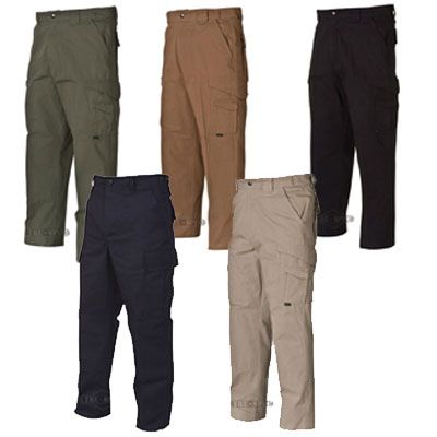 TRU SPEC 24 7 MENS PANTS KHAKI COTTON POLICE GEAR NEW  