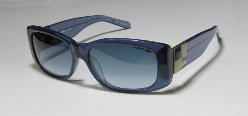   SIGNATURE LOGO NAVY FRAME/TEMPLES BLUE LENS SUNGLASSES WOMENS  