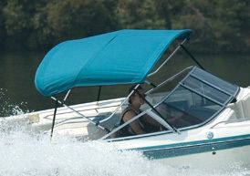 New Sunbrella Bimini Top by Carver for your Triton boat  