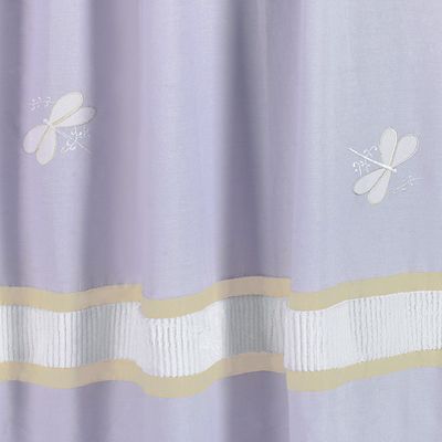 PURPLE DRAGONFLY DREAMS SHOWER CURTAIN JOJO DESIGNS  