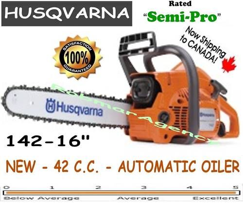HUSQVARNA   Semi Pro   16 Gas Chain Saw   Auto Oiler  