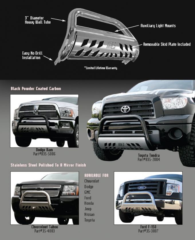 Aries Black 3in Bull Bars 2005 2012 TOYOTA TACOMA  