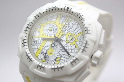 New Swatch Street Map Yellow Chrono Date Watch SUIW410  