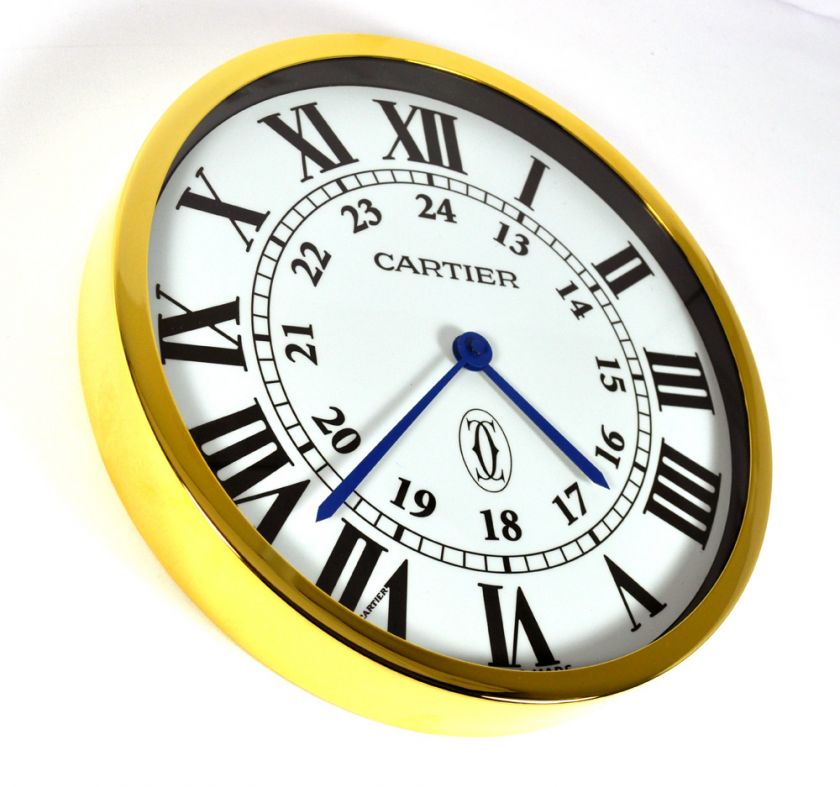 BALLON BLEU CARTIER ADVERTISING WALL CLOCK DISPLAY  