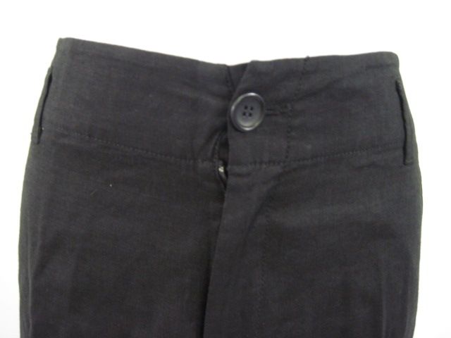 LOT 2 BANANA REPUBLIC Black Linen Pants Slacks Skirt 4  