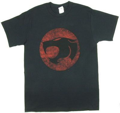 Distressed Thundercats Logo   Thundercats T shirt  