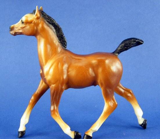 Breyer Horse Traditional Running Foal # 134 Bay  