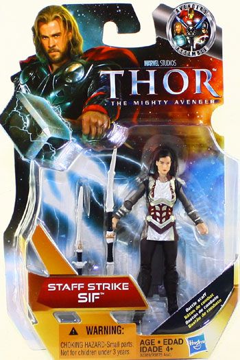 THOR MOVIE STAFF STRIKE SIF 4 ACTION FIGURE  