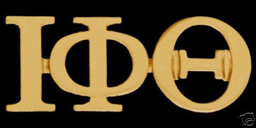 Iota Phi Theta Letter Lapel Pin NEW  