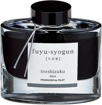 Pilot Iroshizuku 50 ml Bottle Fountain Pen Ink, Fuyu Syogun, (Old Man 