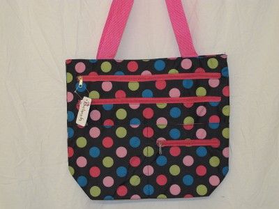 NWT Polka Dots Tote Bag Purse BELVAH FREE US SHIP  