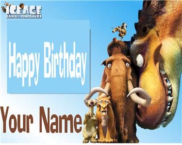 Ice Age   Scrat   Edible Cake Topper   $3.00 shipping  