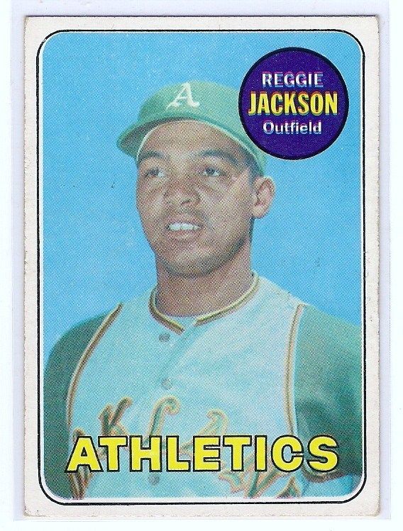 1969 Topps Reggie Jackson Rookie VG EX  